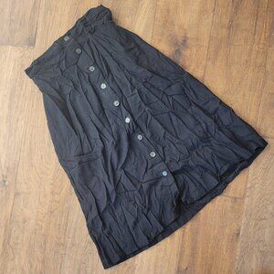 Old Navy Button-Up Midi A-Line Skirt